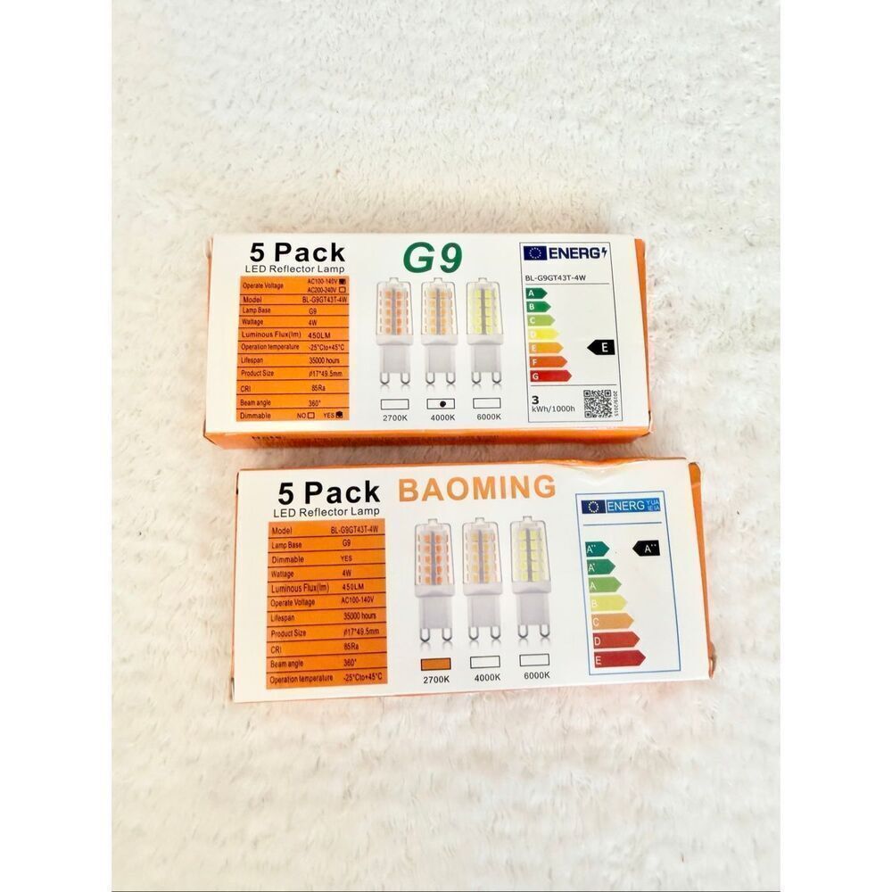 2 five pack light bulbs